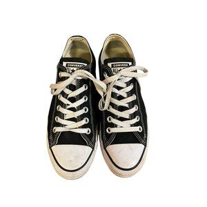 Converse All Star Chuck Taylor Low Top Sneakers Mens 7 Black Used